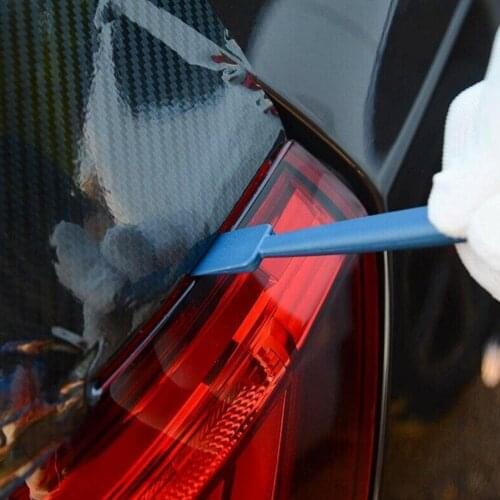 7 In 1 Car Wrap Stick Vinyl Wrap Magnetic Micro-squeegee Tint Tool Slot Kit Sticking Auto Installing Tool Curved Tint Cloth I0W9