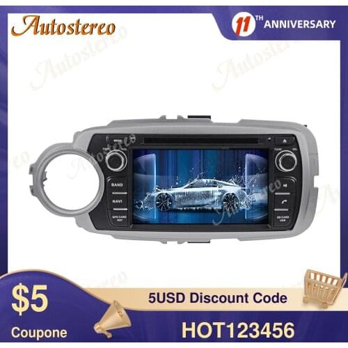Android 10.0 4GB+64GB Car Radio GPS Navigation for TOYOTA Yaris 2012-2015 Multimedia Player Auto Stereo Radio Tape Recorder ISP
