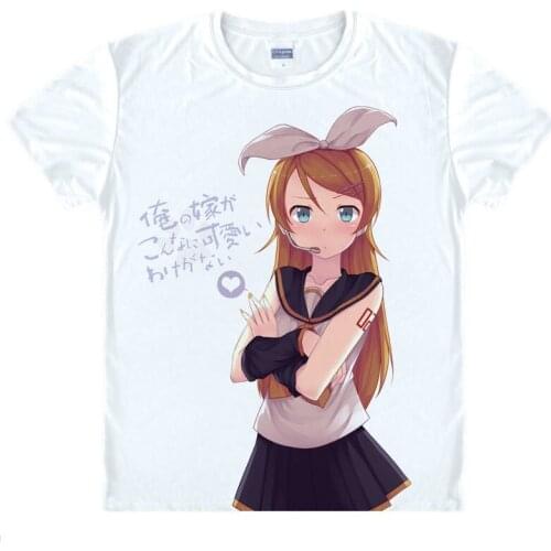 Ore no Imoto T-Shirt My Little Sister Can't Be This Cute Shirt colorful T shirts Anime Accessories shirt Print Womens T-Shirts a