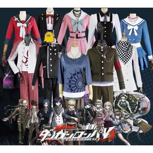 Danganronpa V3 Killing Harmony Cosplay Costumes Akamatsu Kaede Kaito Momota Iruma Miu Toujou Kirumi Ouma Women Uniform Halloween
