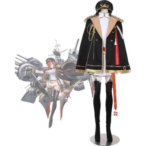Azur Lane HMS Monarch Level 30 Cosplay Costume Custom Made Full Set