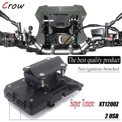 For YAMAHA XT1200Z XT 1200 Z Super Tenere 2017-2020 bracket holder smartphone mobile phone GPS board bracket