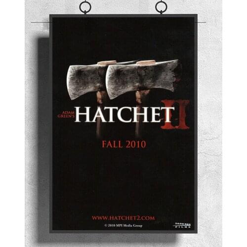 L461 HATCHET 2 Movie Horror Slasher Gore Silk Fabric Poster Art Decor Indoor Painting Gift