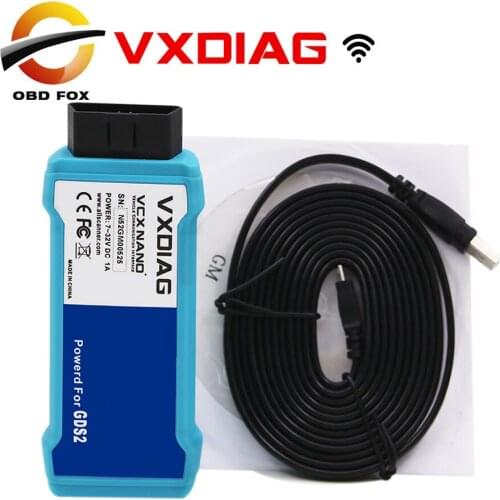 2017 New arrival WIFI VXDIAG VCX NANO for GM/for OPEL Diagnostic Tool GDS2 Vehicle Communication Interface DHL free shipping