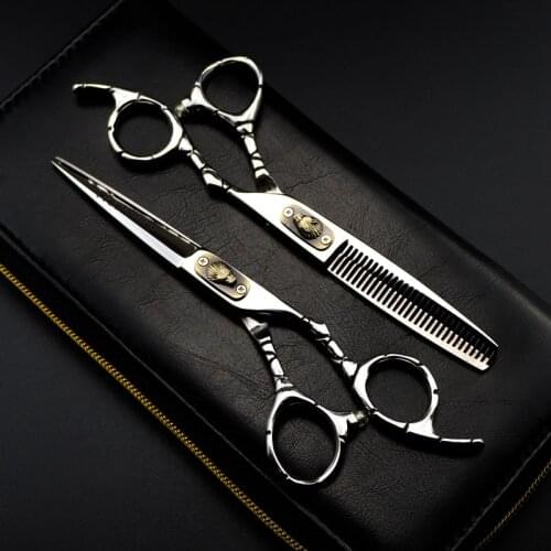 6 Inches Beauty Salon Cutting Tools Barber Shop Hairdressing Scissors Styling Tools Professional Hairdressing Scissors Se