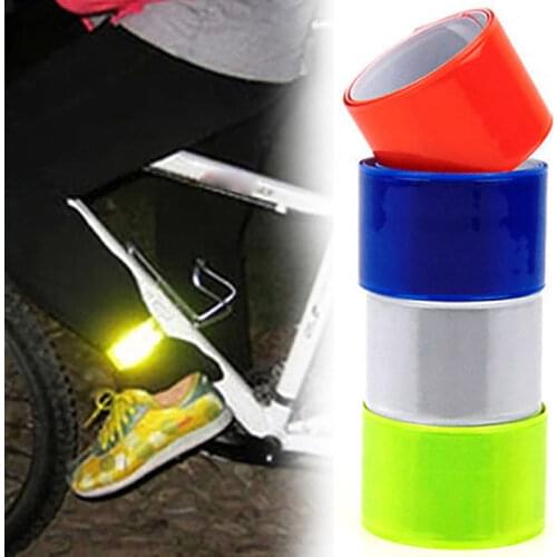 Running Fishing Cycling Reflective Strips Warning Wristband Bike Safe Bicycle Bind Pants Leg Strap Reflector Tape