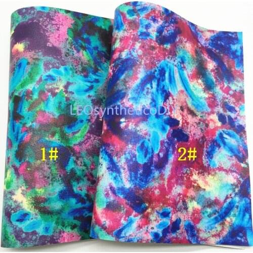 Rainbow Synthetic Faux leather Vinyl Fabric Sheets Felt Backing Leather for Bows Earrings Bags DIY 21X29CM 6S71A