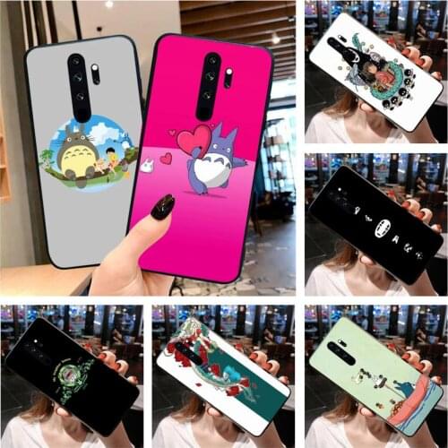 Cartoon Totoro Spirited Away Phone Case for Redmi 9A 8A 7 6 6A Note 9 8 8T Pro Max Redmi 9 K20 K30 Pro