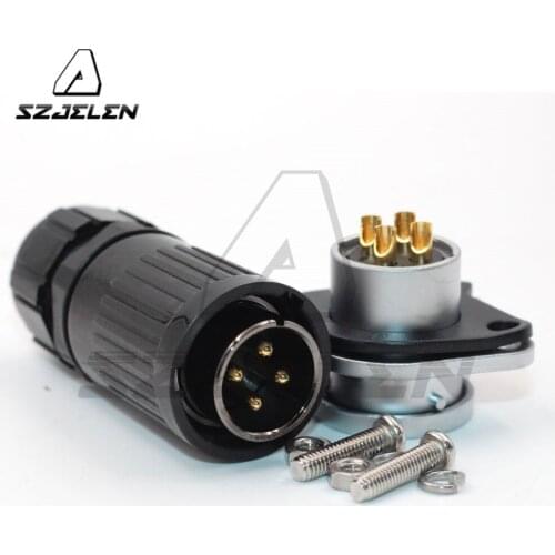 HP20 series, Waterproof 4 Pin Eletrical Connector Aviation Automotive Plug&Socket Cable Connectors