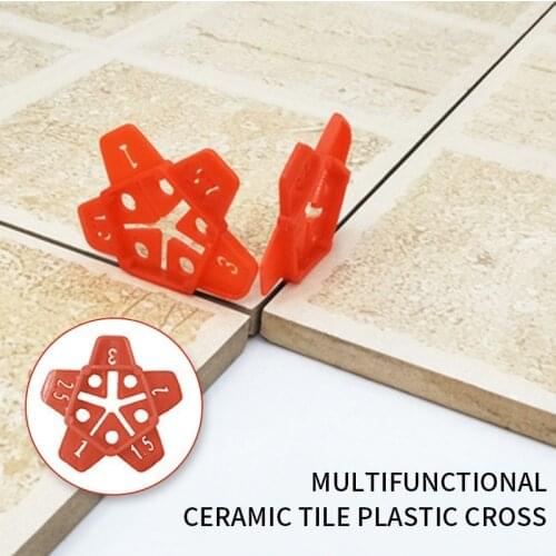 50pcs 5 Size Ceramic Tile Leveling System Locator Tile Leveling System Manual Grout Pump Floor Construction Tools