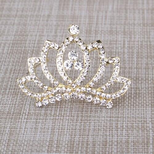 Temperament Crown Brooch Jewelry For Women/men Fashion Jewelry Brooch Pins Metal Scarf Wedding Gift Diy Jewellery Accessories