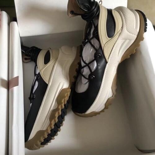 S Lolita Girls Ankle Strappy Ballet Shoes Pink Black Leather Chunky Sole Round Toe Shallow Sneakers Casual Platform Shoes Women