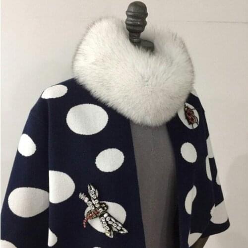 Winter Real Natural Rabbit Fur Scarf For Women Neckerchief Neck Warmer Shawl Ring Scarves Knitted Fur Collar Warm Long Wrap S270