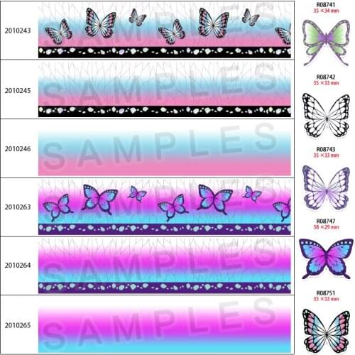 10Yards Kimetsu No Yaiba Japanese Cartoon Printed Grosgrain/Satin Ribbon,Planar Resins 30 pcs