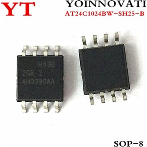 5pcs/lot AT24C1024BW-SH25-B AT24C1024BW 2GB2 SOP-8 IC Best quality