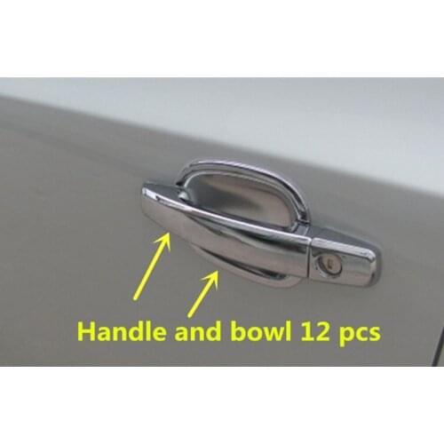Free shipping car body lamp door cover ABS Chrome auto stick trim handle&bowl For Chevrolet Aveo 2010 2011 2012 2013 2014 2015