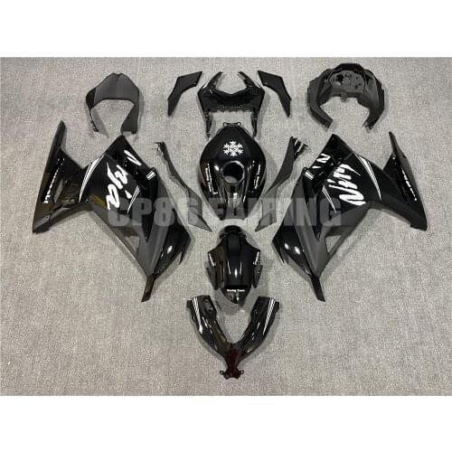 For KAWASAKI Ninja300 EX300 2013 2014 2015 2016 2017 Plastic Kit Injection Motorcycle Fairing Kit Fit Bodywork Light Black ZXMT