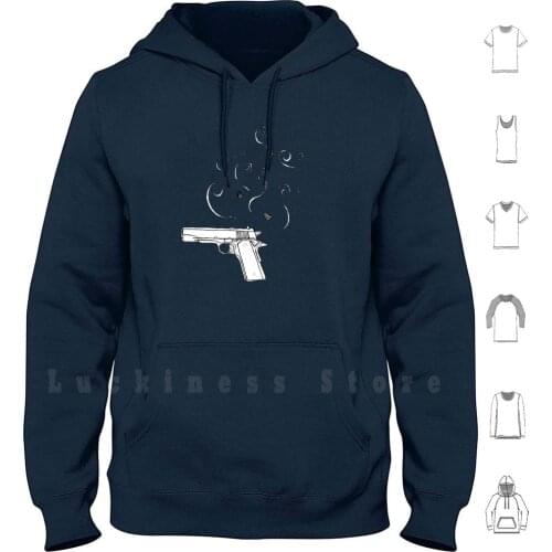 Torrid Gun Hoodies Long Sleeve 9 Mm Saturday Night Special Uzi Blaster Cannon Equalizer Flintlock Forty Five