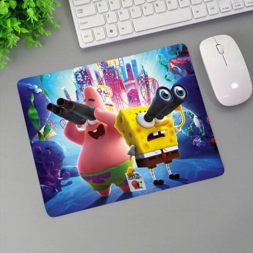 Small Mouse Pads SpongebobS Mousepad Anime Deskmat Mause Pad Gamer Keyboard Gaming Mat Desk on the Table Room Accessories Kawaii