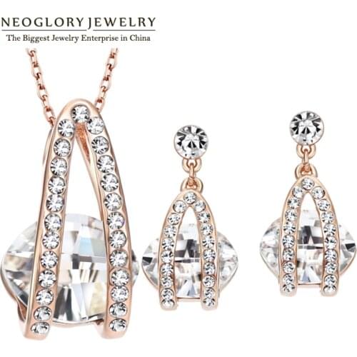 Neoglory Jewelry Crystal Rhinestone Jewelry Sets Wedding Bridal 2020 New Charm Brand
