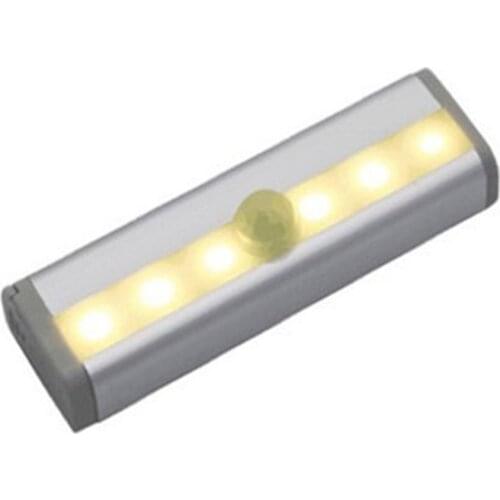 New6/10 Led Motion Sensor Light Wireless LED Night Light Closet Night Lamp For Bedroom Kitchen Cabinet Staircase Backlight
