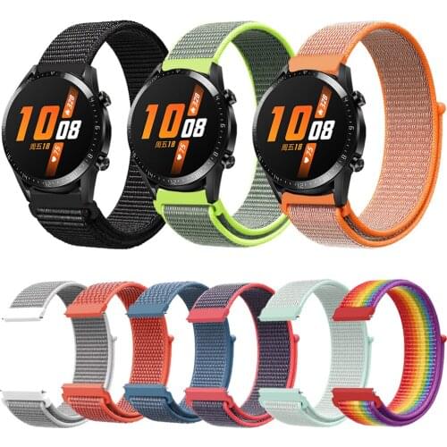 Nylon Watch Straps for samsung galaxy watch 3 45mm 41mm Quick Nylon Strap Band Watch Bands for Galaxy Watch active 2 44mm 40mm