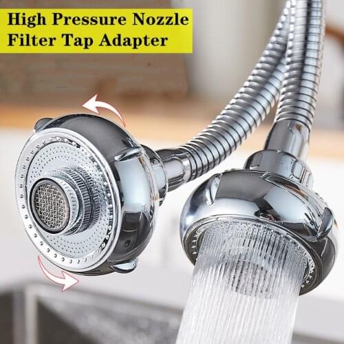 High pressure kitchen faucet extender water saving aerator splash filter nozzle tap adapter bubbler sprayer shower Accessories