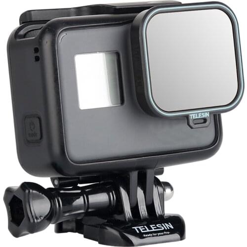 TELESIN Polarizing Filter Polarizer Filter CPL Lens Filter + Lens Cap for GoPro Hero 5 Hero 6 7 Photography Accessories