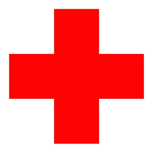 Waterproof Car Sticker RED MEDICAL CROSS Accessories Decorate Vinyl Styling Cover Scratches Waterproof Motorcycle Decals