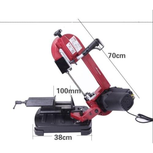 High-precision band saw 550W band saw machine 0-60° adjustable angle XD3110 metal bar/aluminum/stainless steel cutting