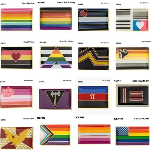 Pride Badge Gay Pride LGBT Brown Straight Pride Fat Fetish Pride Straight Allies pride Pin Flag LGBTQ Gay Flag Lapel Pin