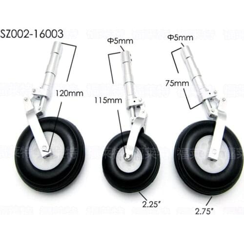 3pcs/set RC Airplane SZ002-16003 Alloy Undercarriage Anti-vibration Landing Gear