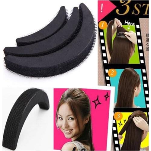 3pcs Women and girl charming Fashion Hair Style Clipping Stick Bun Maker Increaser Clip Stick Braid Tool Hair accessories