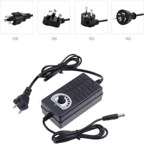 AC/DC Adapter 1-12V 2A Adjustable Volt Power Supply Motor Speed Controller