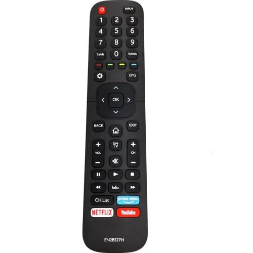 New Original EN2BS27H For Hisense Smart LCD TV Remote Control Netflix Youtube Fernbedienung