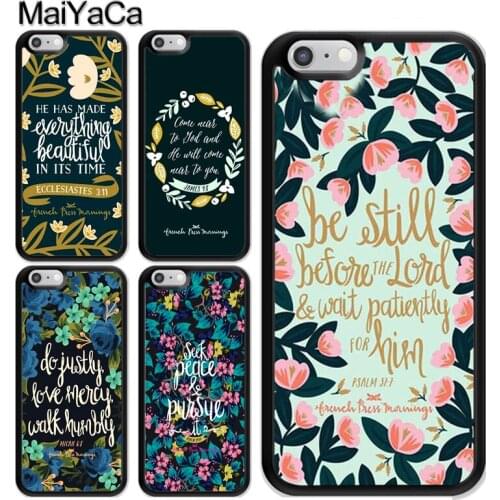 Bible Philippians Jesus Christ Christian Verse Case For iPhone 12 Mini 11 Pro MAX X XR XS MAX SE 2020 6S 7 8 Plus 5s Cover