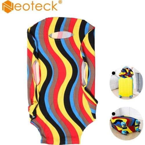 Neoteck Luggage Cover Travel Trolley Suitcase Protective Elastic suitcase Dust covers Box Sets Apply For 26 To 28 Inch Cases