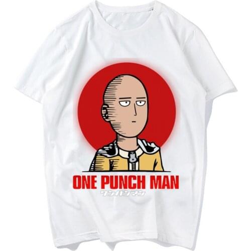 One Punch Man Anime Printing Graphic T Shirt Casual Cosplay Streetwear Summer Cartoons Fashion Short Sleeve Unisex Gifts
