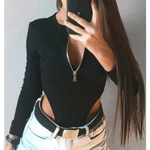 Hirigin Women's Long Sleeve Bodysuits