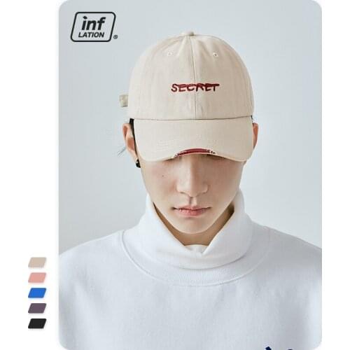 INFLATION New Summer Baseball Caps Mens and Womens Universal Adjustable Shade Cotton Cap Summer Men Snapback Hat 260CI2020