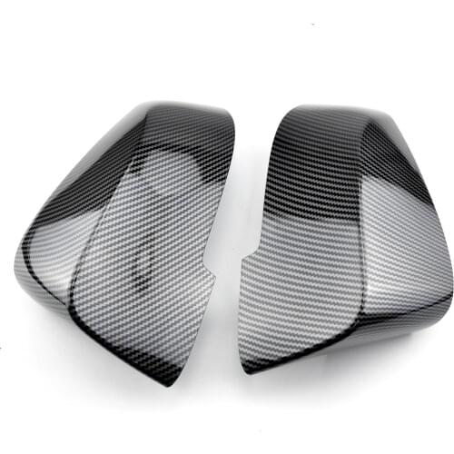 Side Wing Rearview Mirror Cover Cap For BMW 5 6 7 Series F01 F02 F03 F04 F06 F07 F10 F11 F12 F13 Carbon Black high quality types