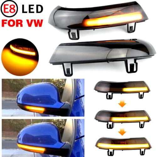Blink Dynamic Flowing Side Mirror LED Turn Signal Light Sequential Indicator Light For VW Golf 5 Jetta MK5 Passat B6 Sharan