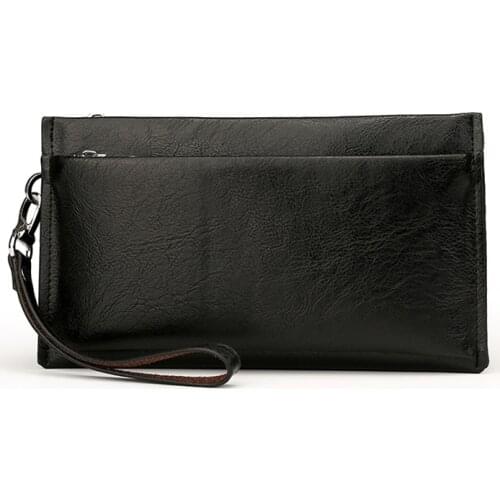 Men High capacity wallet cowhide leather men clutch bag mobile phone bag male card holder leather wallet Cigarette box lighter