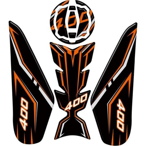 Fuel Tank Non-slip Anti-scratch Stickers Fuel Tank Stickers Fuel Tank Cap Sticker Fish Bone Sticker for Kawasaki Z400 Ninja 400