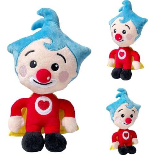 25cm Plim Plim Plush Toy Cute Clown Plush Doll Cartoon Animation Soft Plush Figure Doll Children Toys Kawaii Gift for Kids Girls