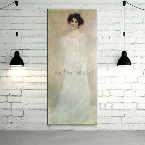 Superb Skilled Artist 100% Hand-painted High Quality Impression Gustav Klimt Artworks Portrait Of Serena Lederer Oil Painting