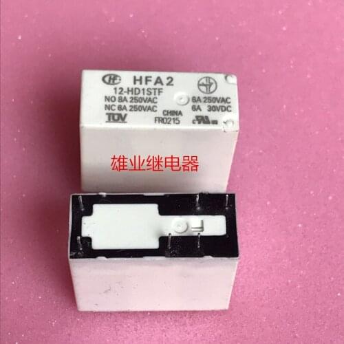 Relay HFA2-12-HD1STF 8A 250VAC 6PIN