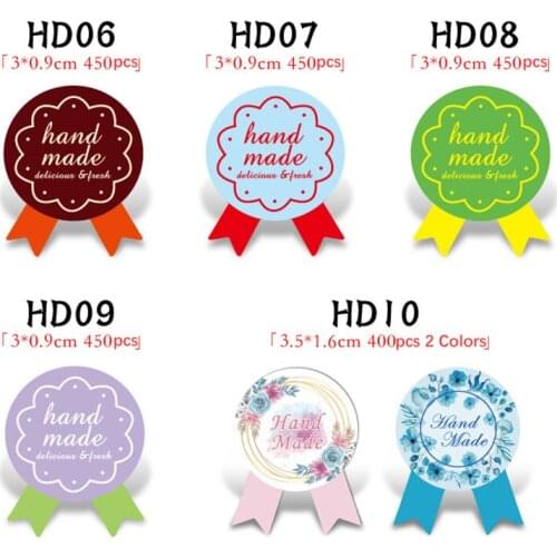 Handmade Thank You Stickers Scrapbooking for Package Adhesive Thank You Sticker Seal Labels Stationery