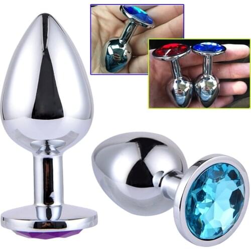 Strainless Steel Anal Plug Prostate Massage Metal Butt Plug Erotic Toy Adult Products Anal Sex Toys Anal Dilator for Women Men