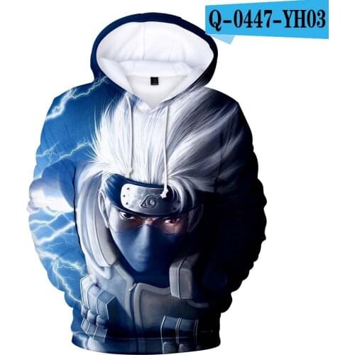 Streetwear Harajuku 3D Hoodie Dropship Kakashi Men and Women Mingyue Harajuku Cosplay Costume Kakashi Hoodies Sweatshirt